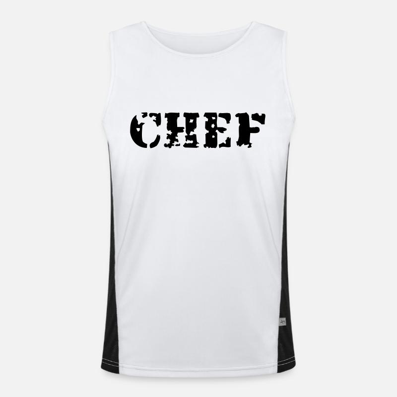 Chef Men's Functional Contrast Tank Top 