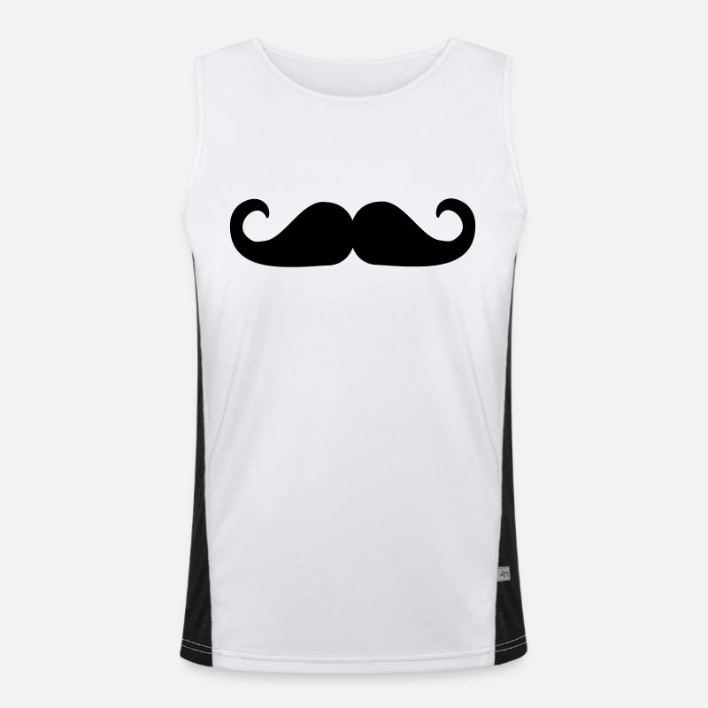 Bart Funktionelles Kontrast-Tank Top für Männer 