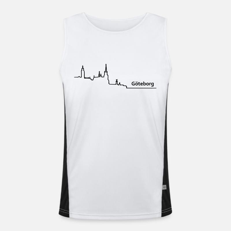 Goteborg horizon Débardeur respirant contrasté Homme 