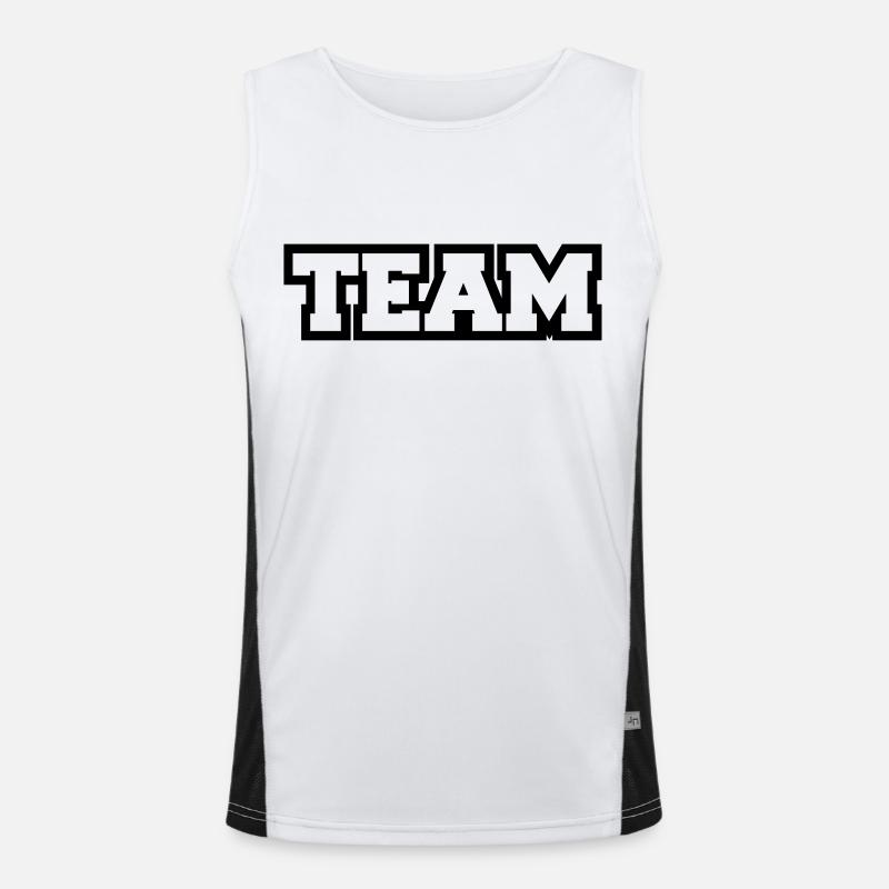 team Débardeur respirant contrasté Homme 