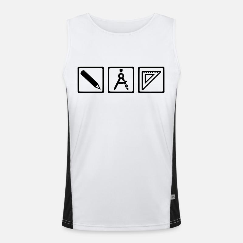 Architect Men's Functional Contrast Tank Top 