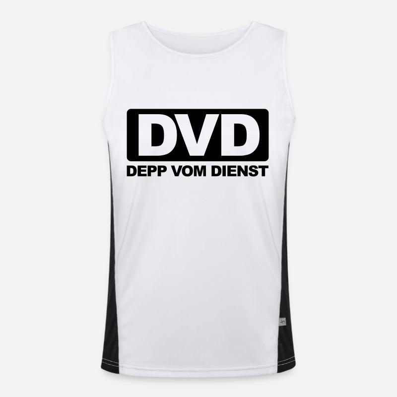Depp vom Dienst (md) Funktionelles Kontrast-Tank Top für Männer 
