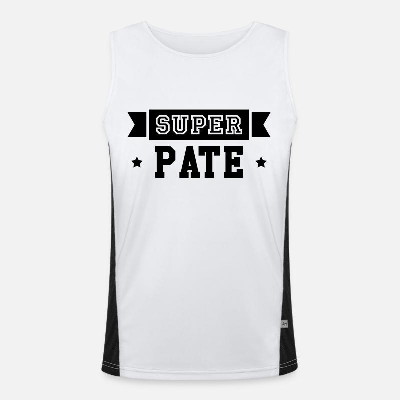 Onkel / Pate / Taufpate / Patenonkel Funktionelles Kontrast-Tank Top für Männer 