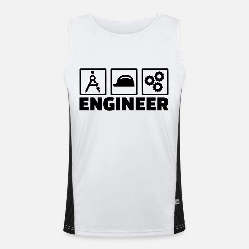 Engineer Men's Functional Contrast Tank Top 