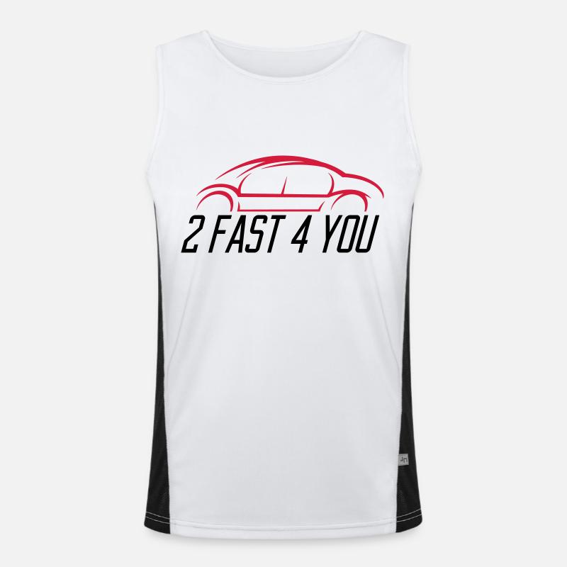 Auto 2 almost Men's Functional Contrast Tank Top 