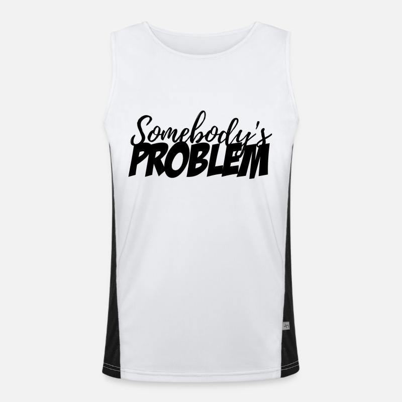 Somebody's Problem Men's Functional Contrast Tank Top 