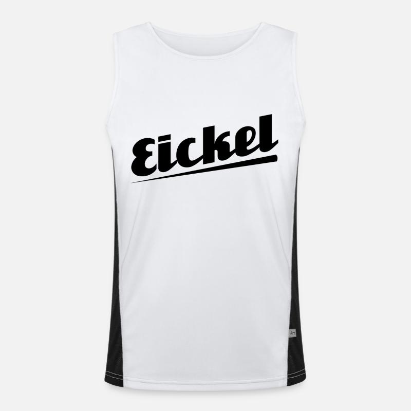 Eickel - Textdesign mit Stadtnamen Funktionelles Kontrast-Tank Top für Männer 