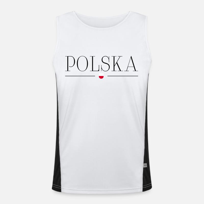 Poland Men's Functional Contrast Tank Top 