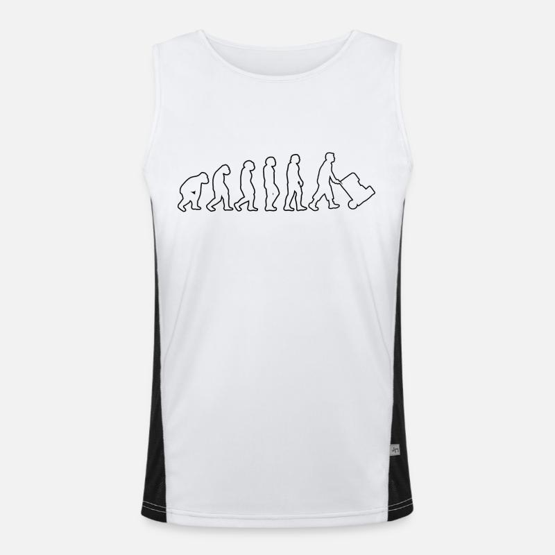 Lagerarbeiter Geschenk Logistik Lagerlogistik Funktionelles Kontrast-Tank Top für Männer 