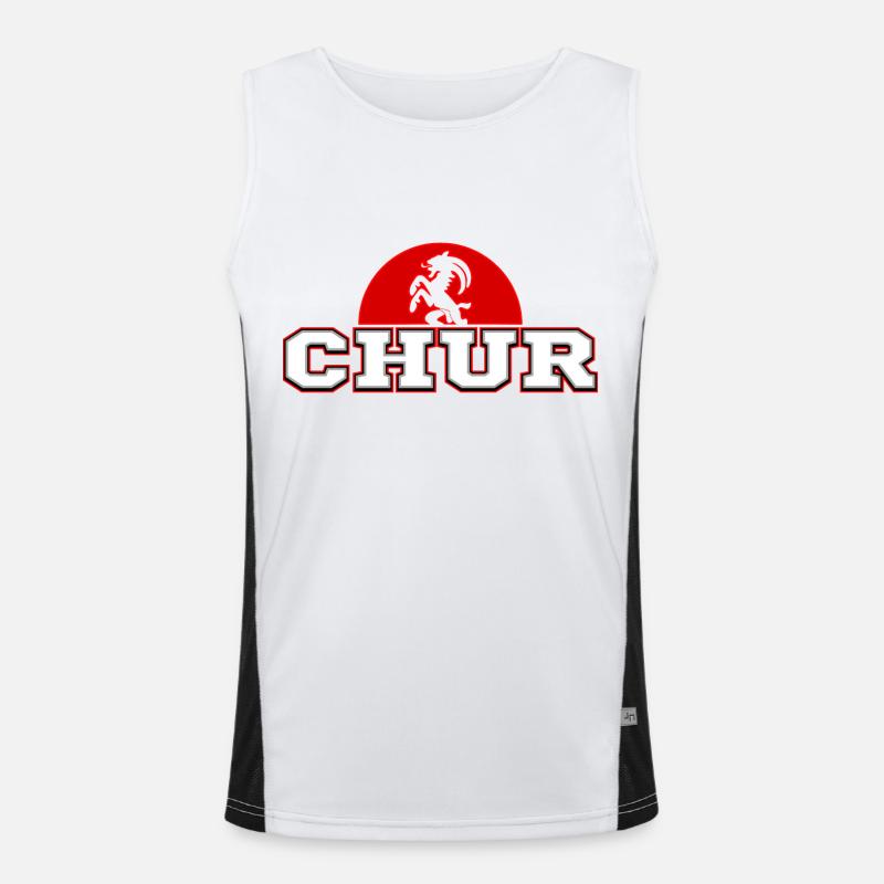 Chur Funktionelles Kontrast-Tank Top für Männer 