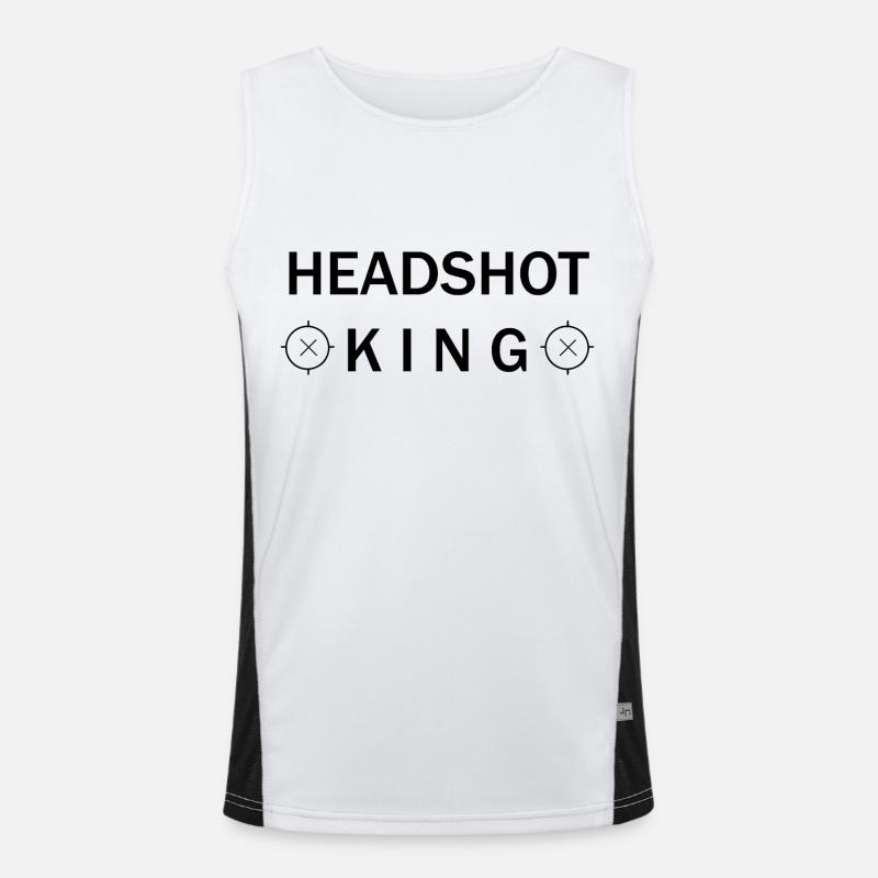 Game Gaming PC Funktionelles Kontrast-Tank Top für Männer 