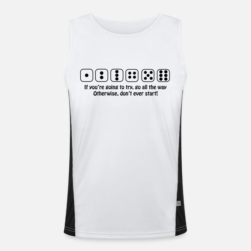 Boardgame Chess Backgammon Game Night Men's Functional Contrast Tank Top 
