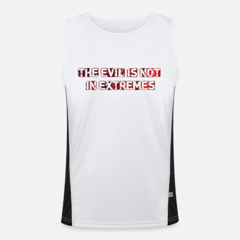 Das Böse ist nicht in Extremen Funktionelles Kontrast-Tank Top für Männer 