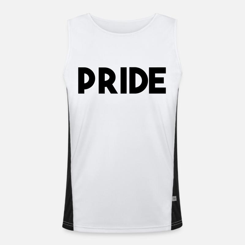 ORGOGLIO Canotta sportiva da uomo in contrasto cromatico 