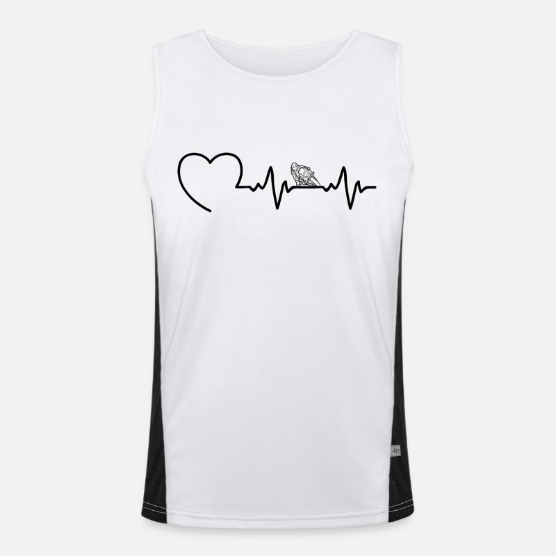 Biker Men's Functional Contrast Tank Top 