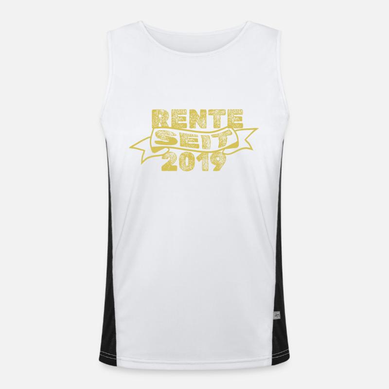 2019 Débardeur respirant contrasté Homme 