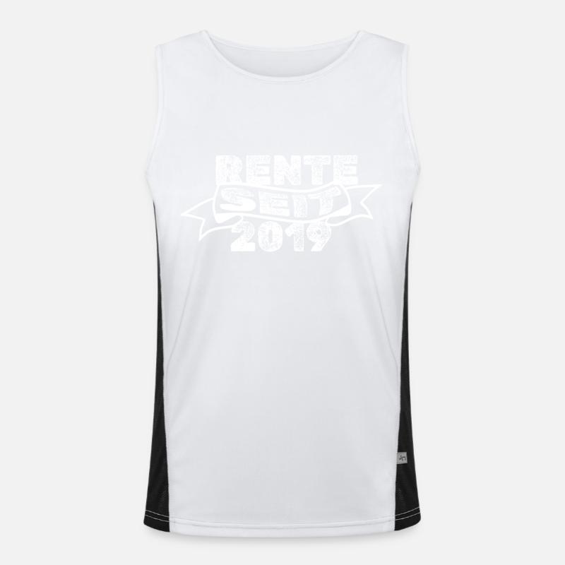 2019 Funktionelles Kontrast-Tank Top für Männer 