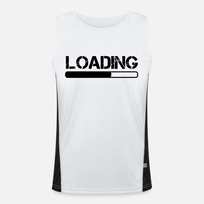 loading Funktionelles Kontrast-Tank Top für Männer 