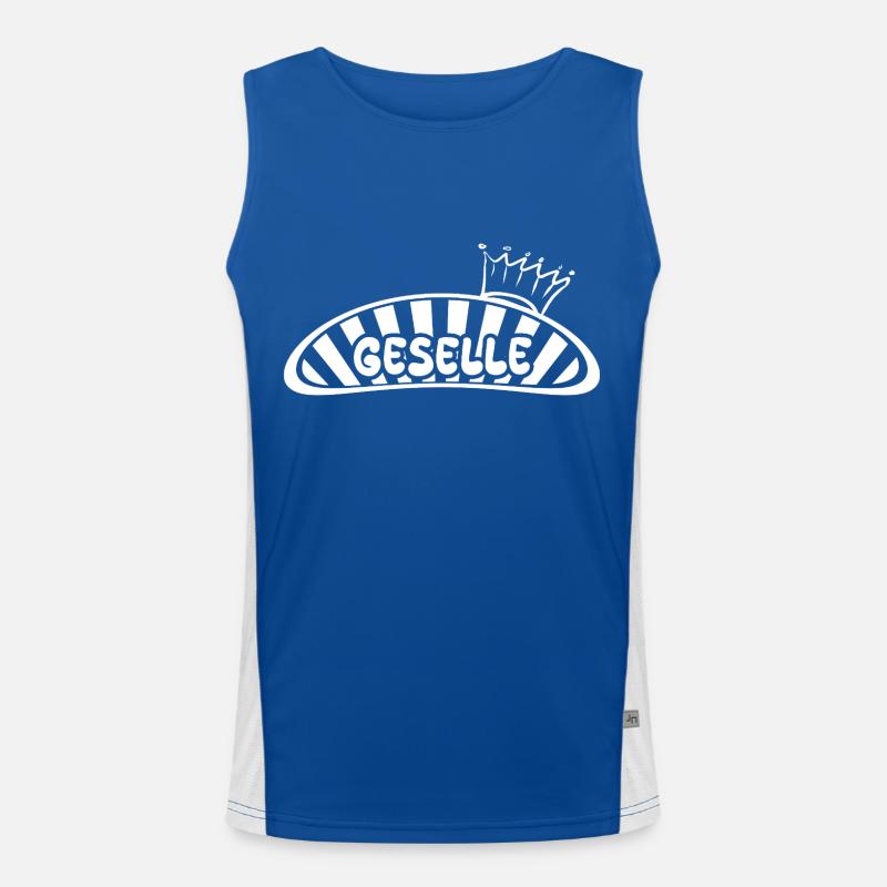Geselle Funktionelles Kontrast-Tank Top für Männer 