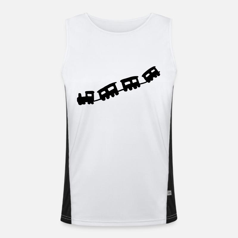 zug Funktionelles Kontrast-Tank Top für Männer 