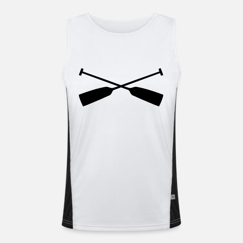 Paddel Funktionelles Kontrast-Tank Top für Männer 