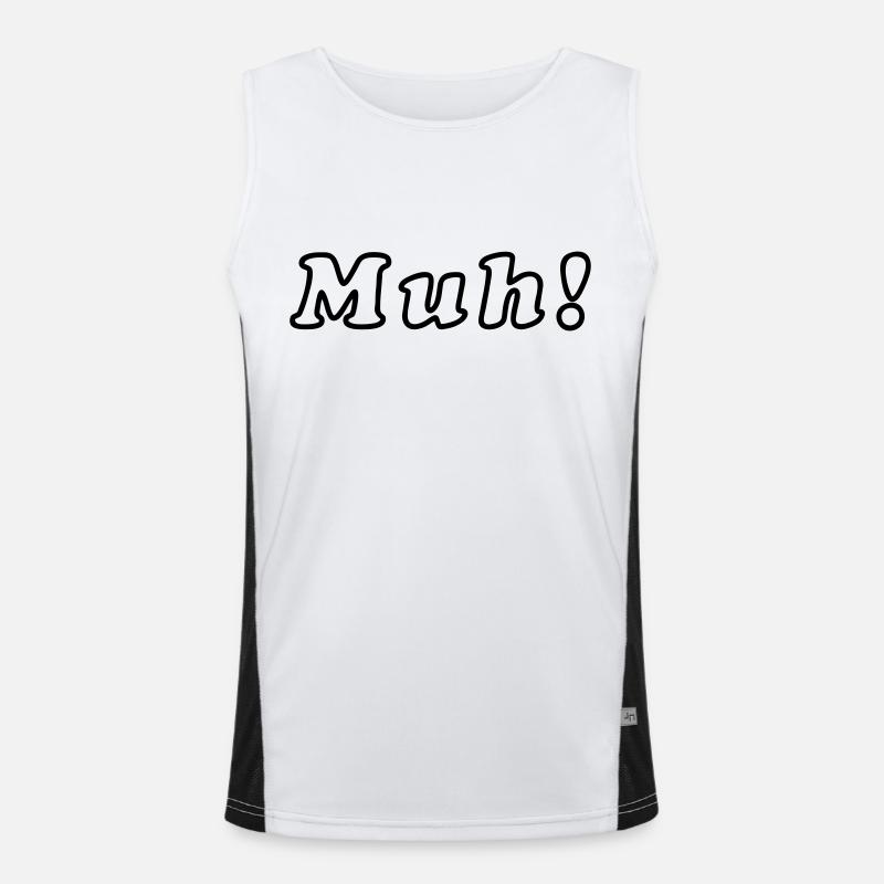 Moo Men's Functional Contrast Tank Top 