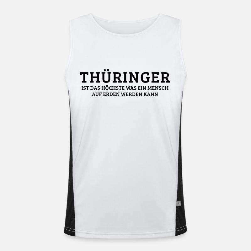 Thüringer – Thüringen (dh Funktionelles Kontrast-Tank Top für Männer 