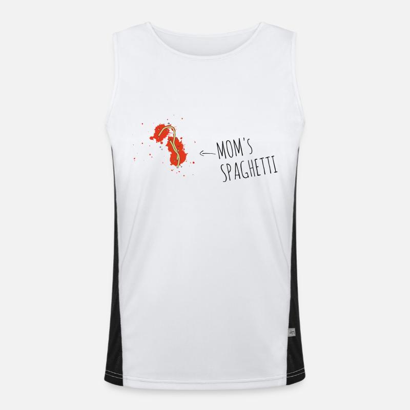 Mom's Spaghetti Funktionelles Kontrast-Tank Top für Männer 