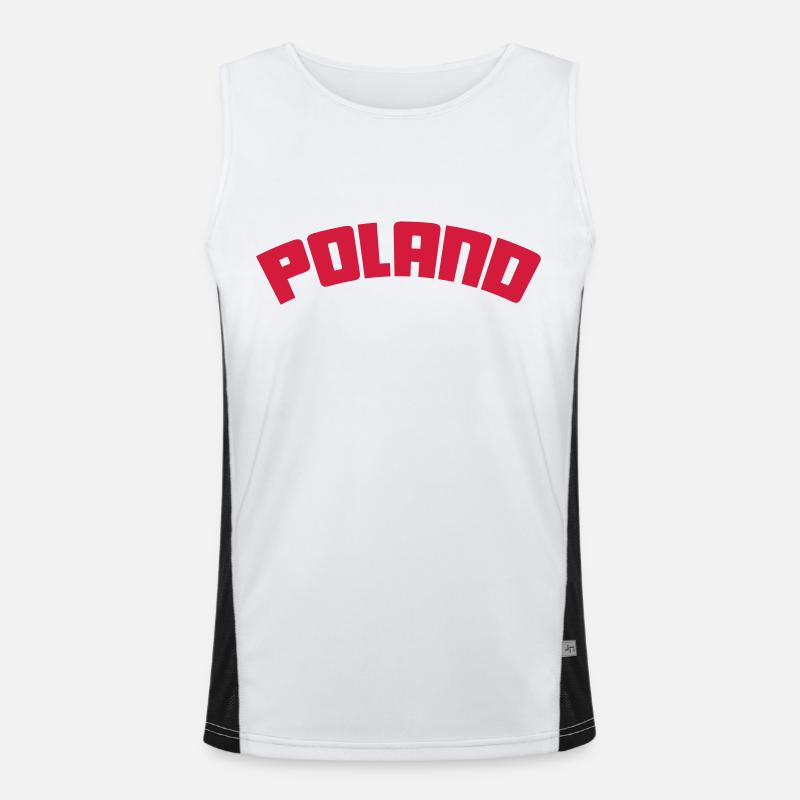 Pologne Débardeur respirant contrasté Homme 