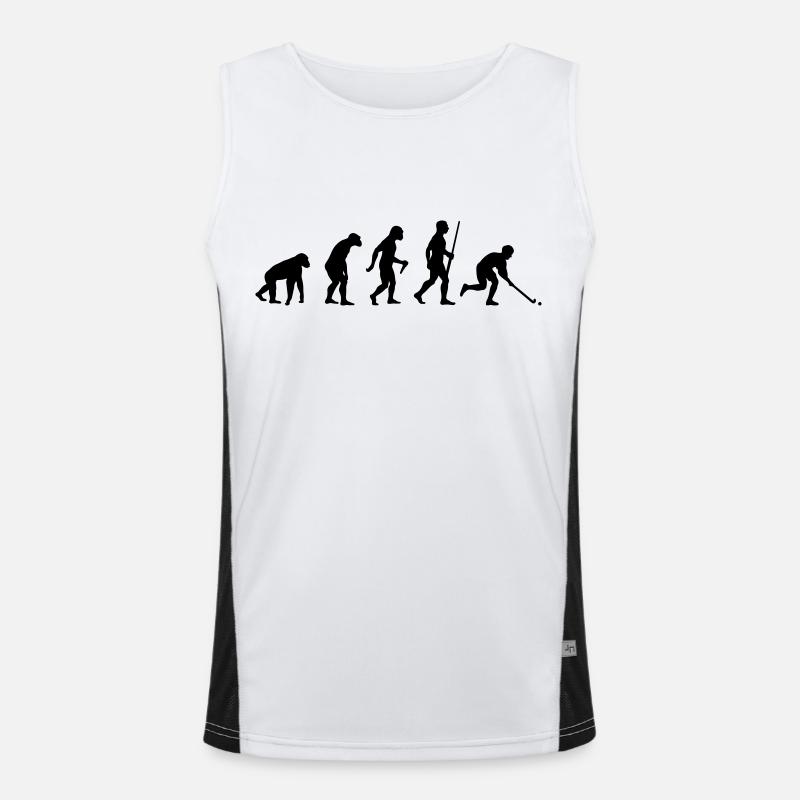 Feldhockey Evolution Funktionelles Kontrast-Tank Top für Männer 