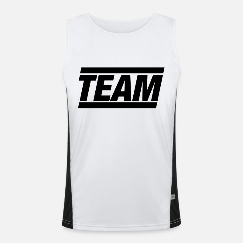 TEAM Men's Functional Contrast Tank Top 