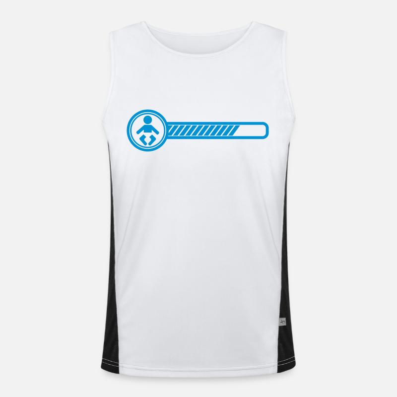 baby loading Men's Functional Contrast Tank Top 