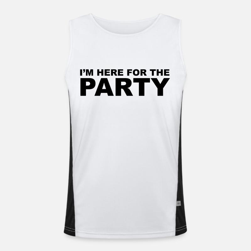Party Men's Functional Contrast Tank Top 