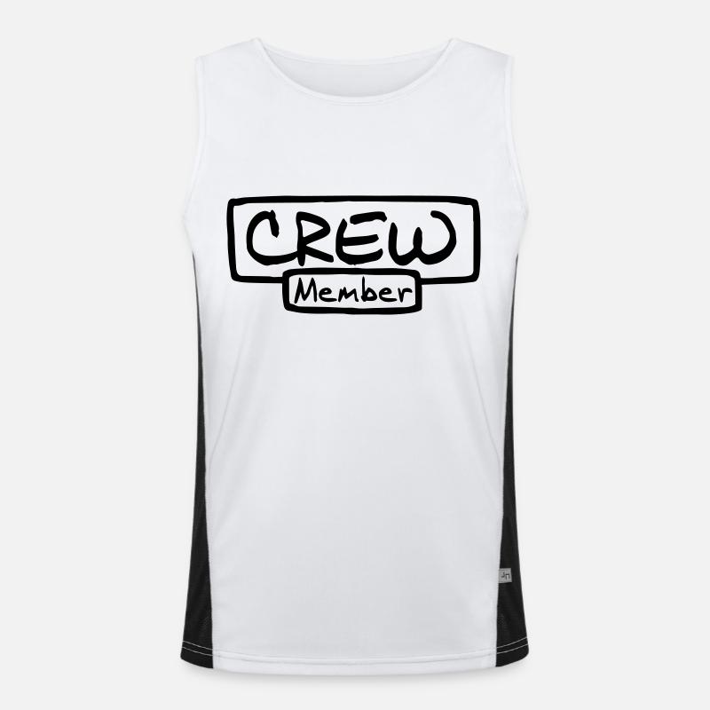 Crew Member Men's Functional Contrast Tank Top 