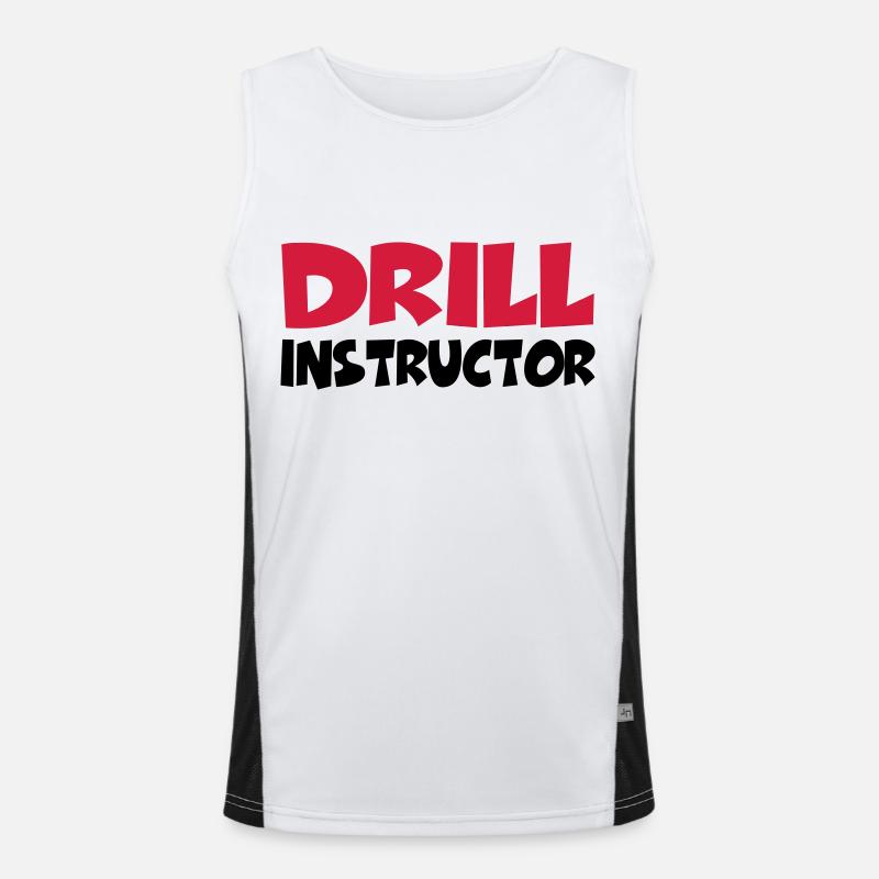 Drill Instructor Men's Functional Contrast Tank Top 