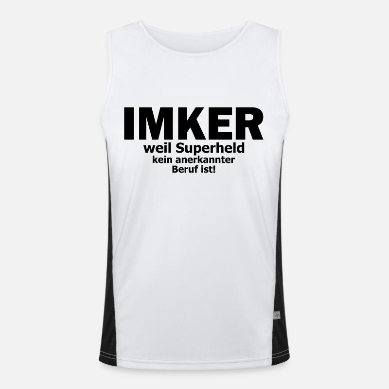 imker Funktionelles Kontrast-Tank Top für Männer 