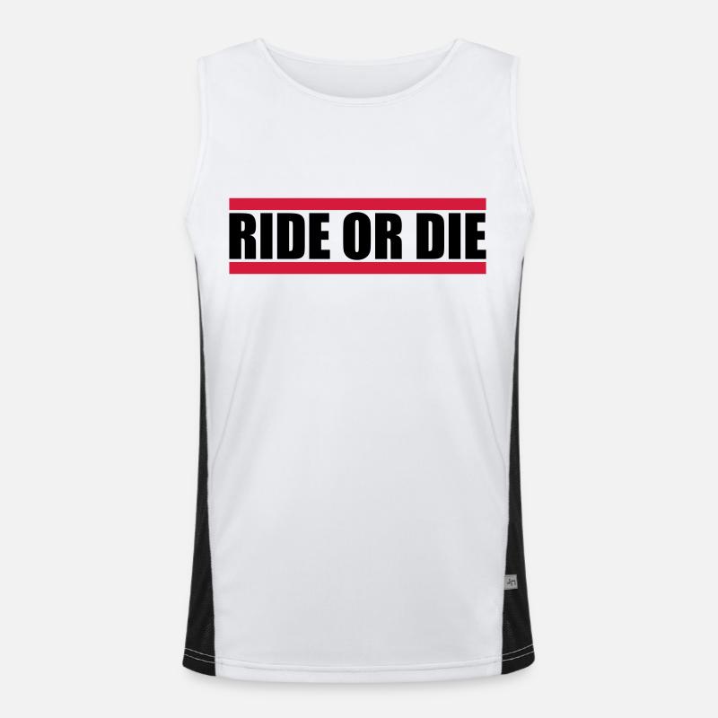 Logo Ride Die Débardeur respirant contrasté Homme 