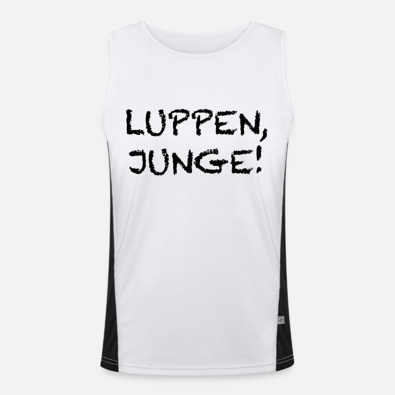 Luppen Junge Funktionelles Kontrast-Tank Top für Männer 