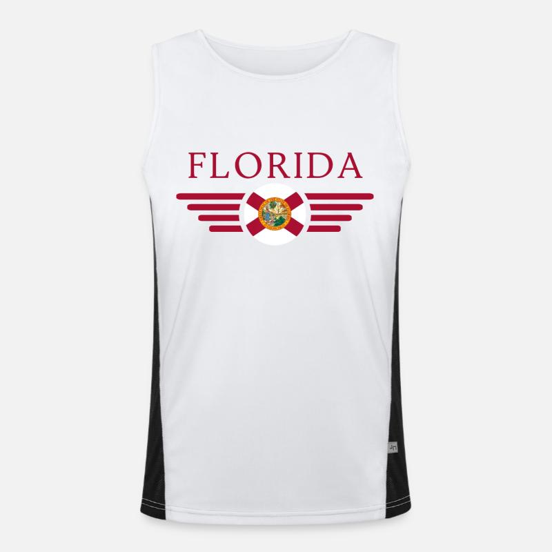 Florida Funktionelles Kontrast-Tank Top für Männer 