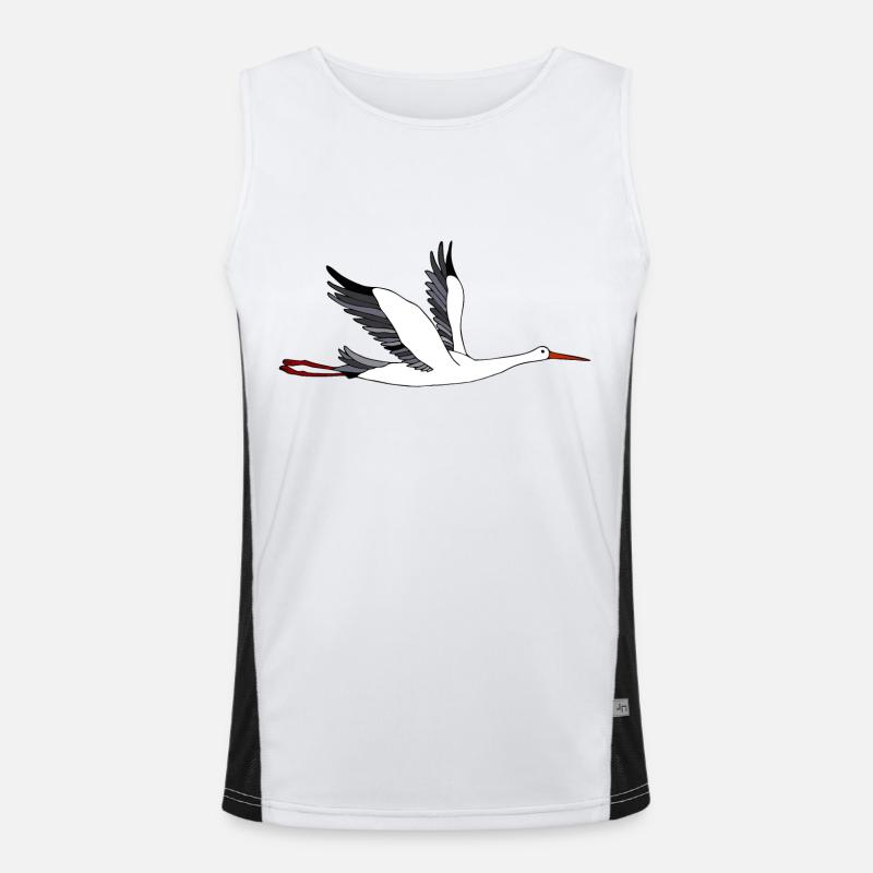 Storch Funktionelles Kontrast-Tank Top für Männer 