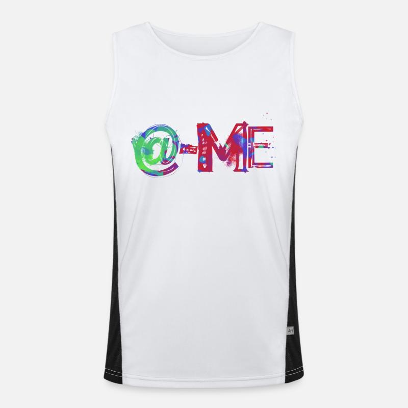 email funny work office meeting emails mail comput Men's Functional Contrast Tank Top 