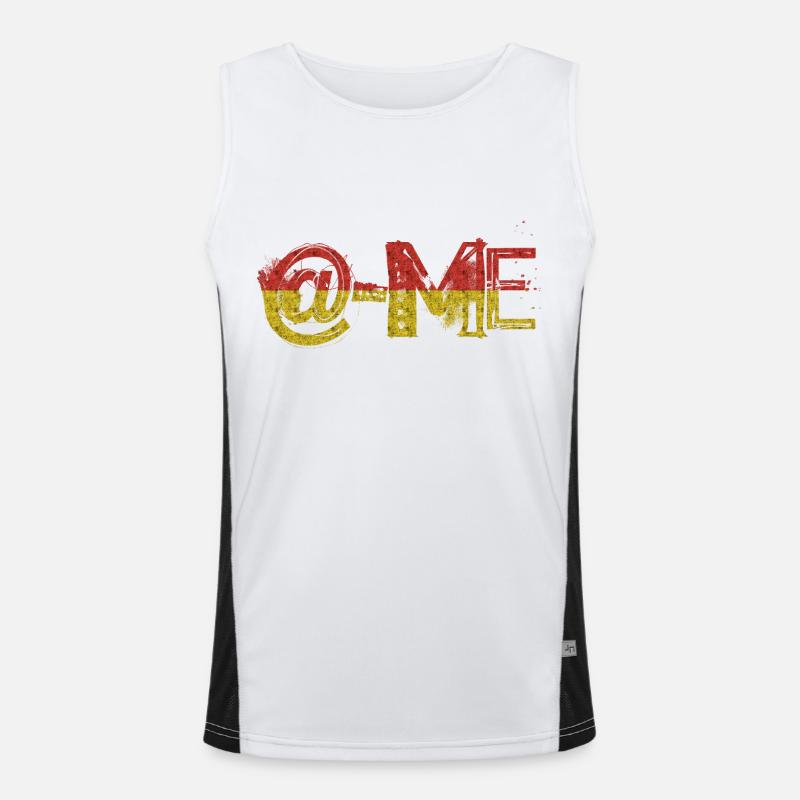 email drôle de travail bureau réunion e-mails mail comput Débardeur respirant contrasté Homme 