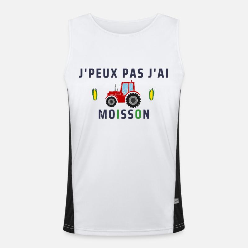 J'peux pas j'ai moisson Débardeur respirant contrasté Homme 
