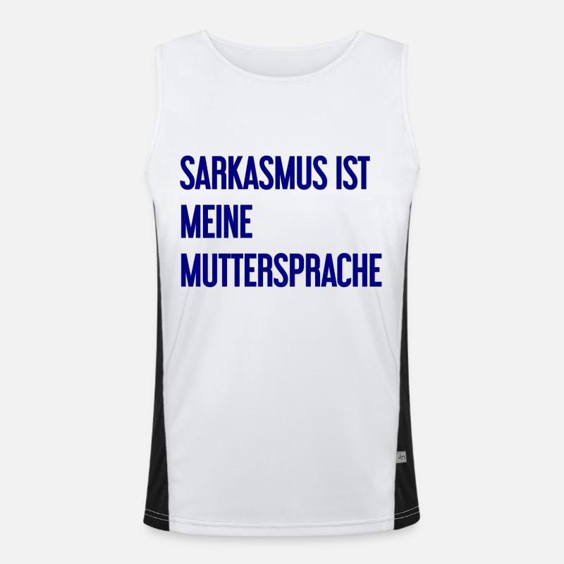 Sarcasm Pro Men's Functional Contrast Tank Top 