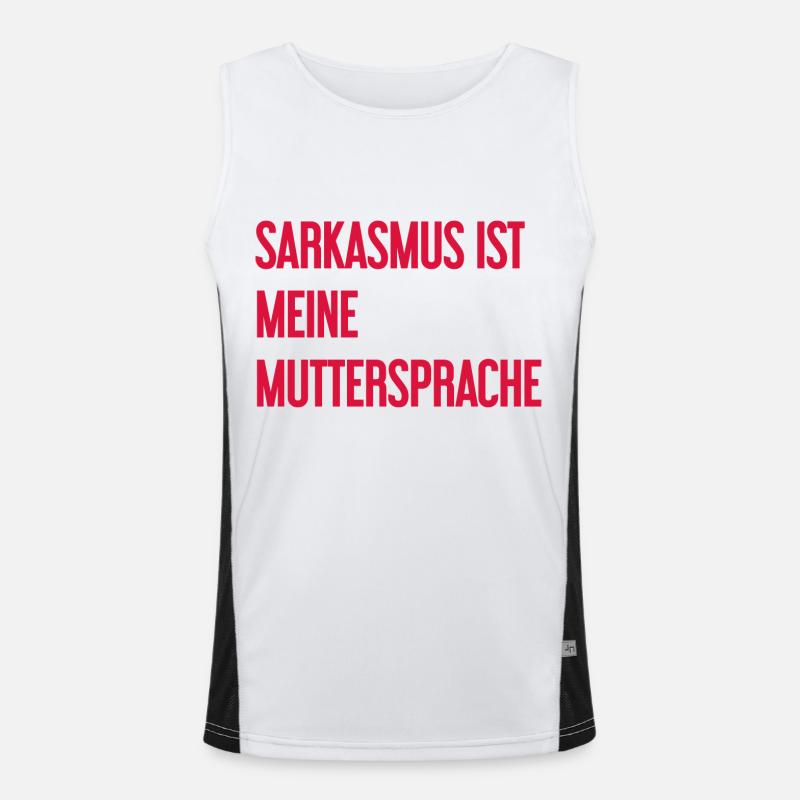 Sarcasm Pro Men's Functional Contrast Tank Top 