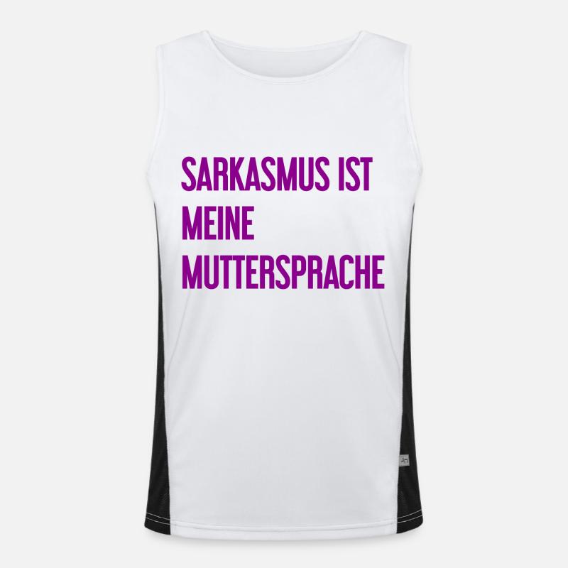 Sarcasm Pro Men's Functional Contrast Tank Top 