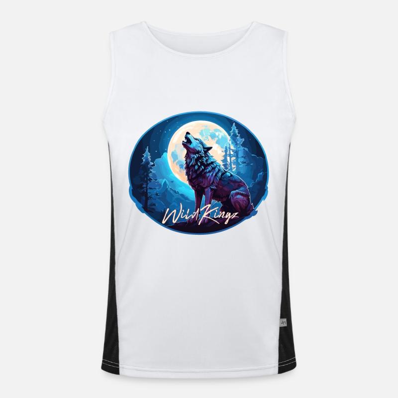 Wolf Men's Functional Contrast Tank Top 