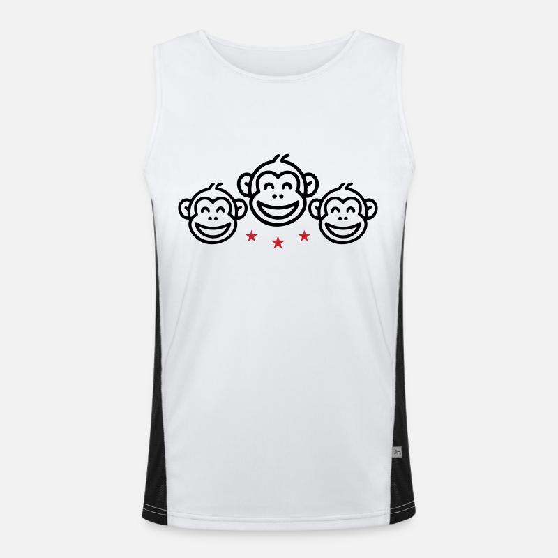 Monkey Group Men's Functional Contrast Tank Top 