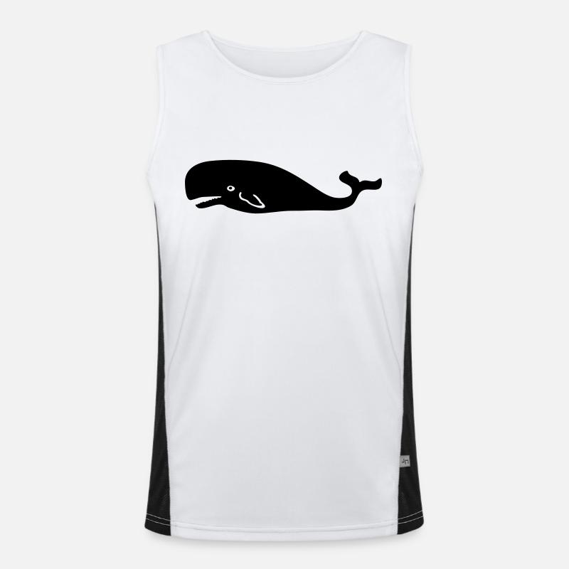 Wal Funktionelles Kontrast-Tank Top für Männer 