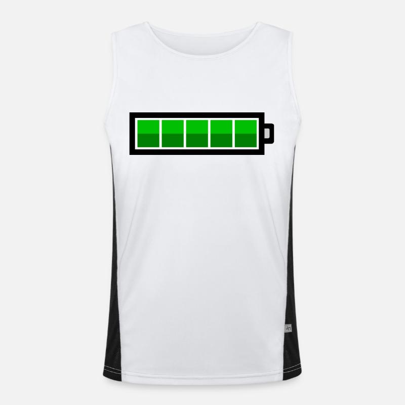 Full battery Men's Functional Contrast Tank Top 